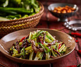 芹菜炒牛肉