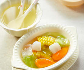 蔬菜汤(7~9个月辅食)