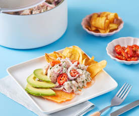 Peruvian Ceviche with Leche de Tigre