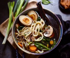 Miso-Udon-Suppe 