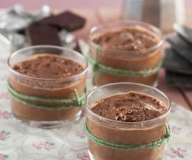 Mousse de chocolate y café