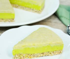 Cheesecake de abacate com limão