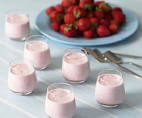 Strawberry pudding