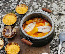 Zuppa di pesce con cous cous