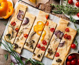 Foccacia florale