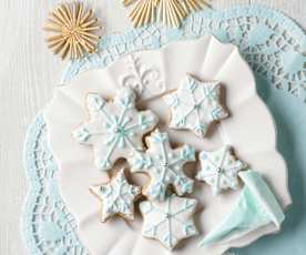 Lebkuchen mit Zuckerglasur