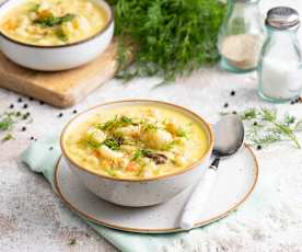 Zupa jarzynowa z makaronem