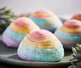 Rainbow Spiral Yam Mooncake