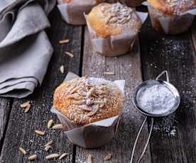 Frangipane and apricot muffins