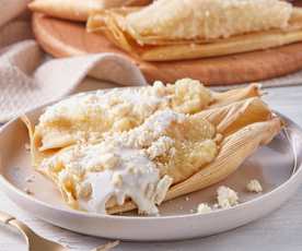 Uchepos de elote (Black Diamond)