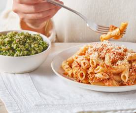 Menu: Andijviesalade, Pasta met Ragù en Chocolademousse