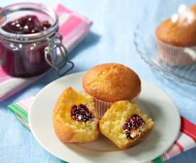 Tortini con farina di riso e cuore di marmellata (senza glutine)