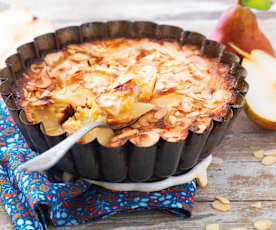 Gratin de poire aux amandes