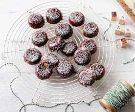 Mini quesadas con toffelate nevado