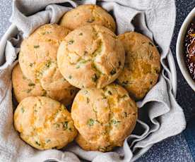 Keto Cheddar Biscuits