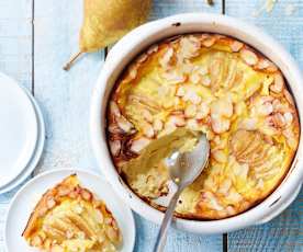 Clafoutis aux poires et aux amandes
