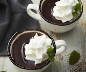 Cioccolata calda alla menta