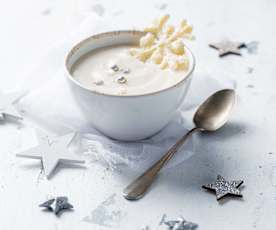 Crema de arroz con leche de coco