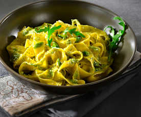 Pappardelle rucola e ricotta