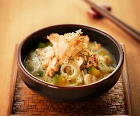 南瓜海鲜味噌泡饭