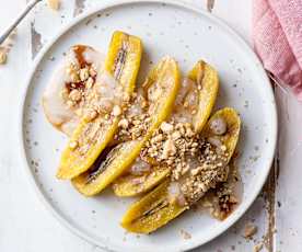 Banane in crema di tapioca e cocco