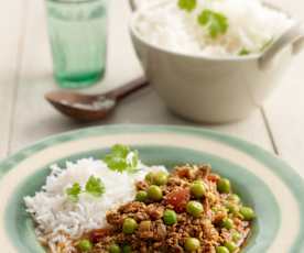 Lamm Keema mit Erbsen