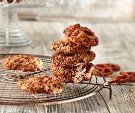 Cookies mit Salzgebäck