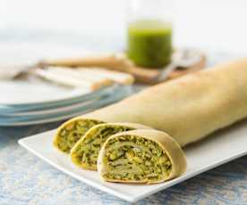Courgette strudel