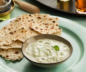 Salsa de yogur masala (Raita masala) - India