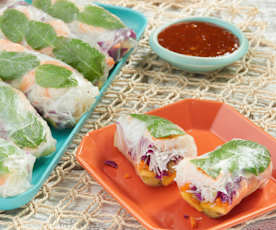 Hawaiian Summer Rolls