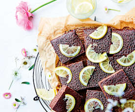 Gâteau au chocolat et citron