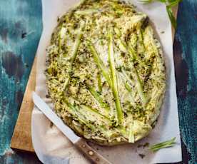 Grüner-Spargel-Omelette