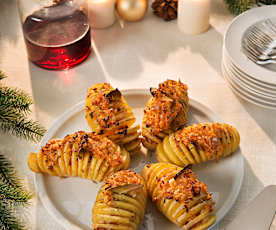 Patatas nuevas Hasselback