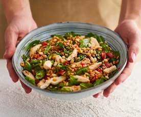 Insalata di farro e pollo