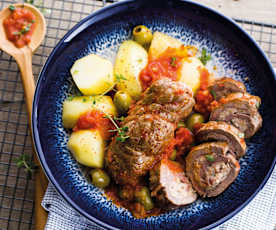 Involtini di manzo con patate