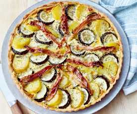 Kartoffel-Zucchini-Tarte