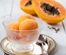 Papaya Sorbet