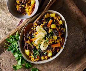 Südafrikanischer Gewürzreis