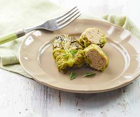 Involtini di verza e maiale
