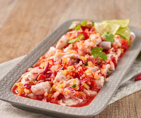 Ceviche de corvina