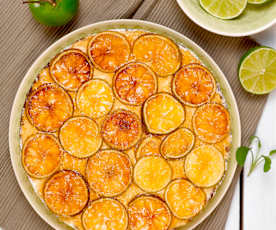 Limetkový koláč s tvarohem