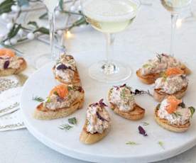 Μους καπνιστού σολομού