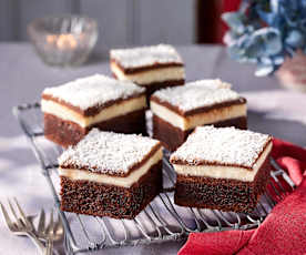 Triple-Kokos-Brownies