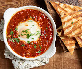 Steamed Eggs in Tomato Sauce (Shakshuka)