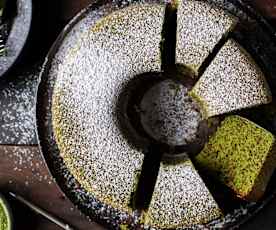 Ciambella a tè matcha