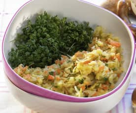Sauerkraut-Kräuter-Salat