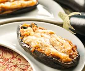 Berenjenas rellenas de atún