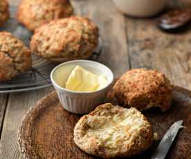 Cheddar Soda Bread Rolls