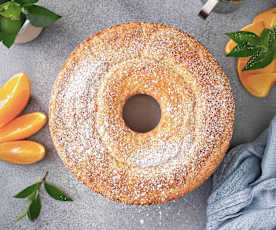 Queque de naranja sin lactosa