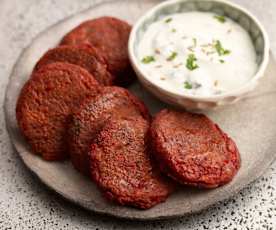 Rote Bete Tikki